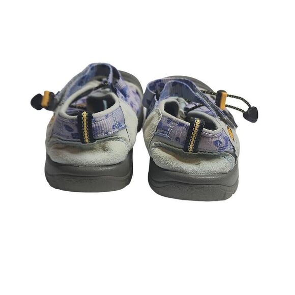 Keen Waterproof Sandles Girls Size 4 Blue Purple Floral Athletic Outerwear Hikin - Picture 7 of 11